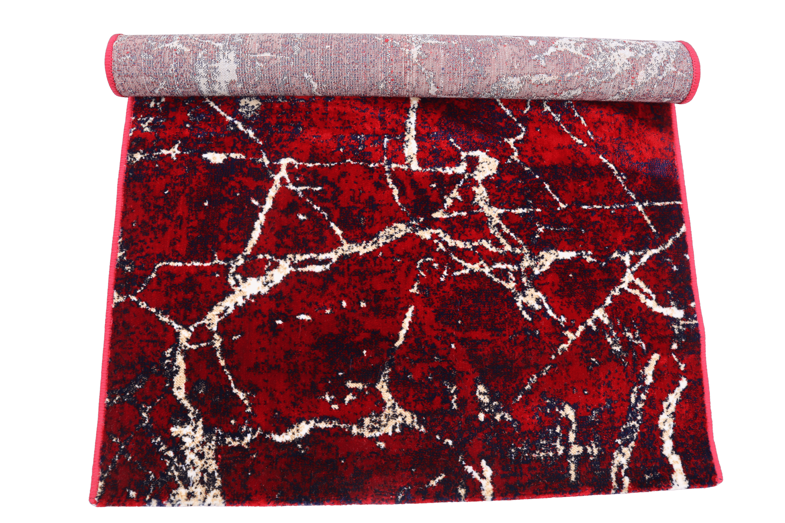 Heritage Knots Red Synthetic Carpet (91 cm, X 152 cm, Rectangle) - Image 2