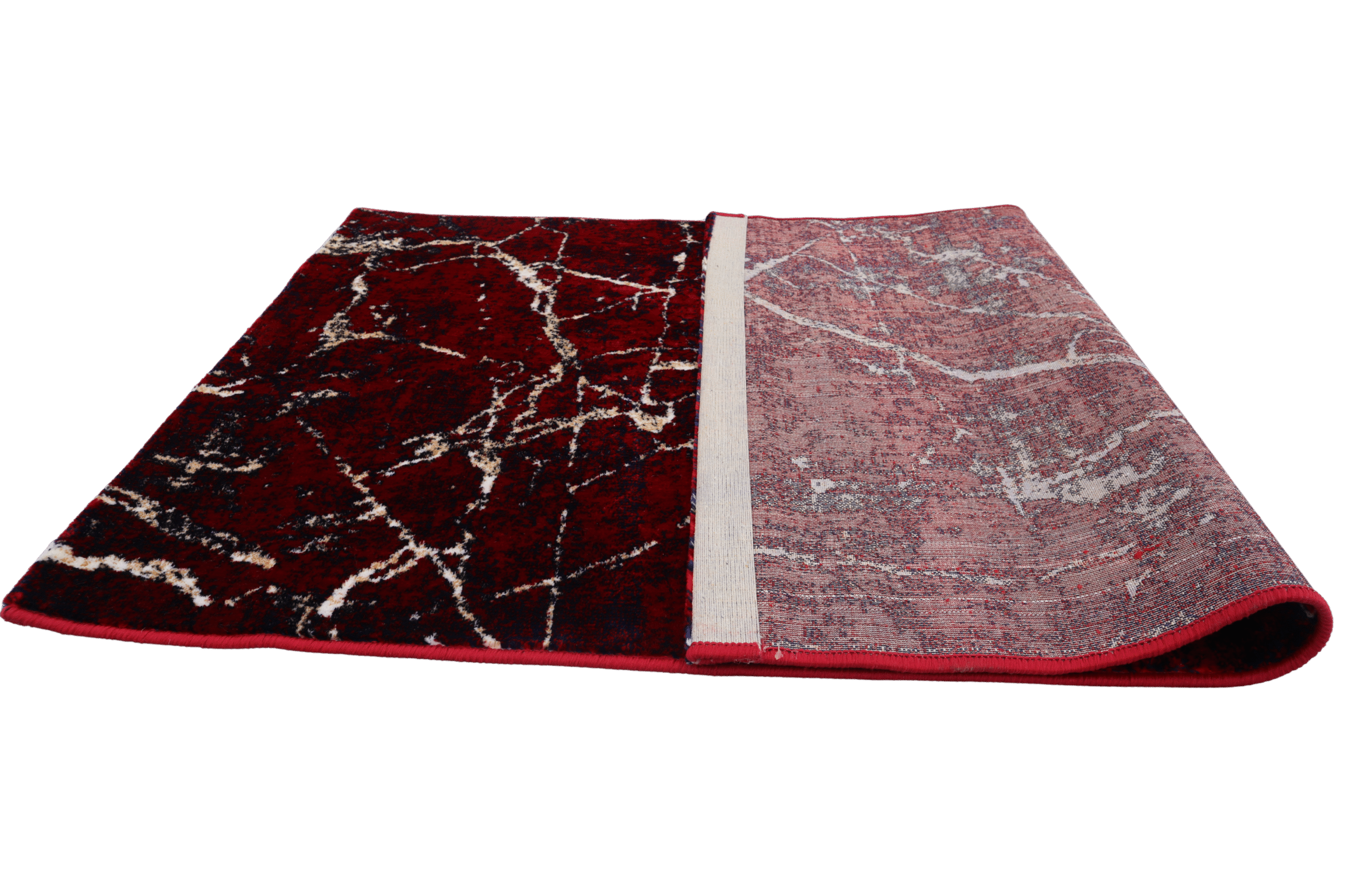 Heritage Knots Red Synthetic Carpet (91 cm, X 152 cm, Rectangle) - Image 4